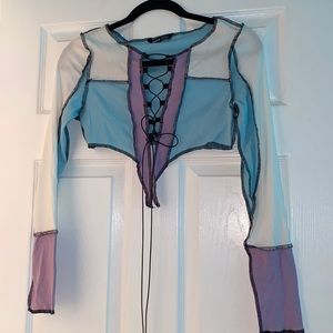 Colorblock Reverse Seam Set